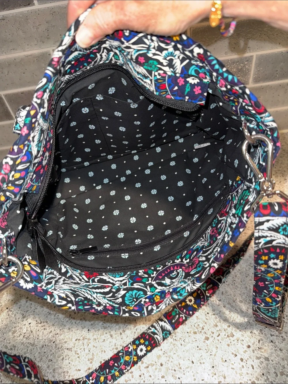 Vera Bradley Stained Glass multi strap tote